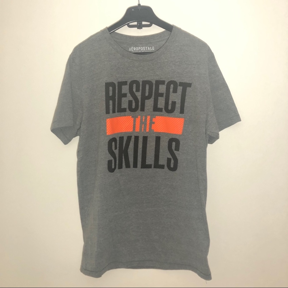 Aeropostale Grey Short sleeve Graphic T-Shirt